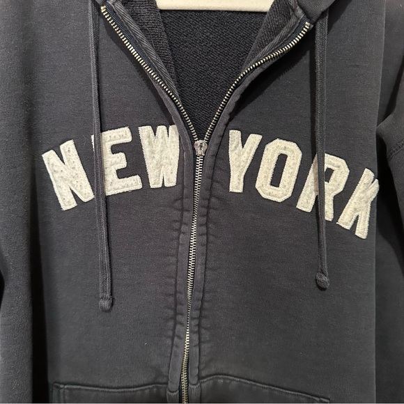 Blue Marlin Original New York Zip Up Hoodie Sweatshirt Size Large - Picture 5 of 11